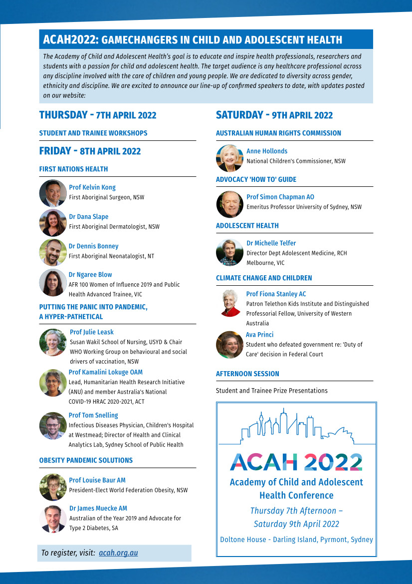 ACAH2022 Draft Program